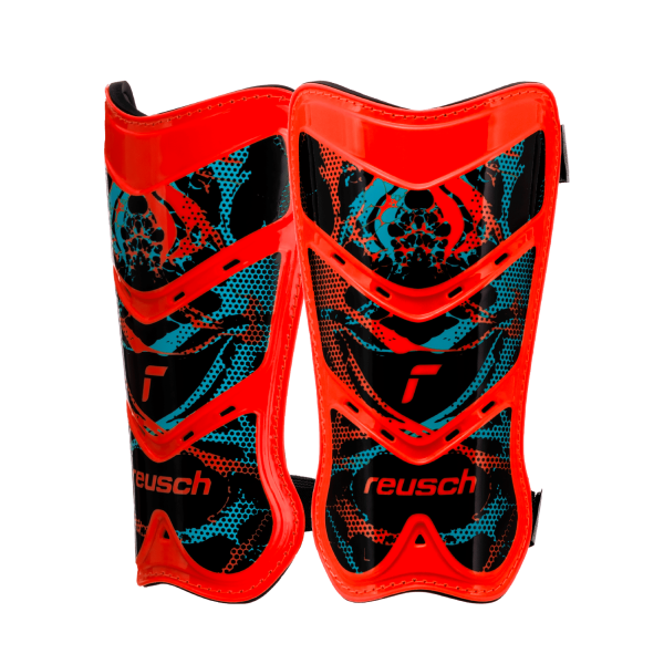 Reusch Shinguard Attrakt Lite 5377045 3335 schwarz rot 1